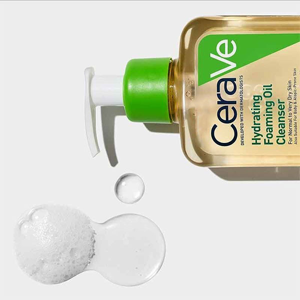 فوم شستشوی روغنی سراوی CERAVE آبرسان، مناسب پوست بسیار خشک و حساس حجم 473 میل-فروشگاه آرایشی و بهداشتی آزارو در شیراز