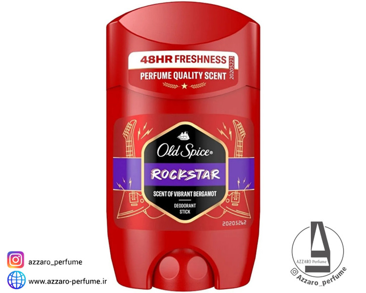 استیک دئودورانت اولد اسپایس راک استار Old Spice RockStar حجم 50 میل-فروشگاه آرایشی و بهداشتی آزارو در شیراز