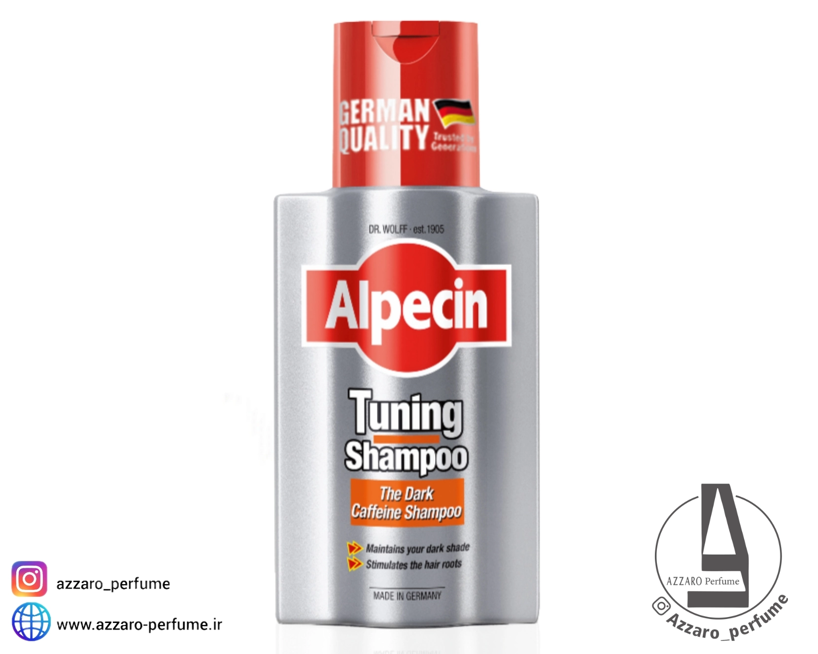شامپو مو آلپسین تیونینگ Alpecin Tuning Shampoo حجم 200 میل-فروشگاه آرایشی و بهداشتی آزارو در شیراز