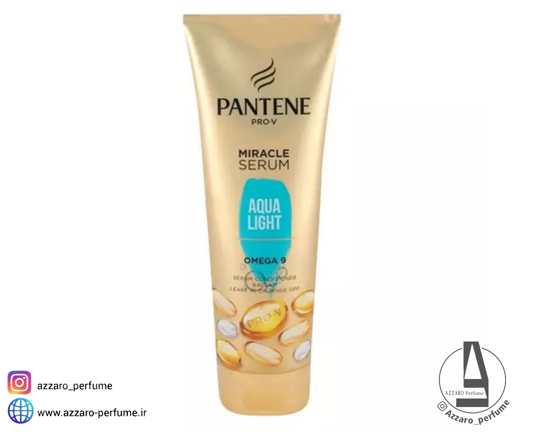 سرم نرم کننده مو پنتن مدل Aqua Light حجم 200 میل-فروشگاه آرایشی و بهداشتی آزارو در شیراز