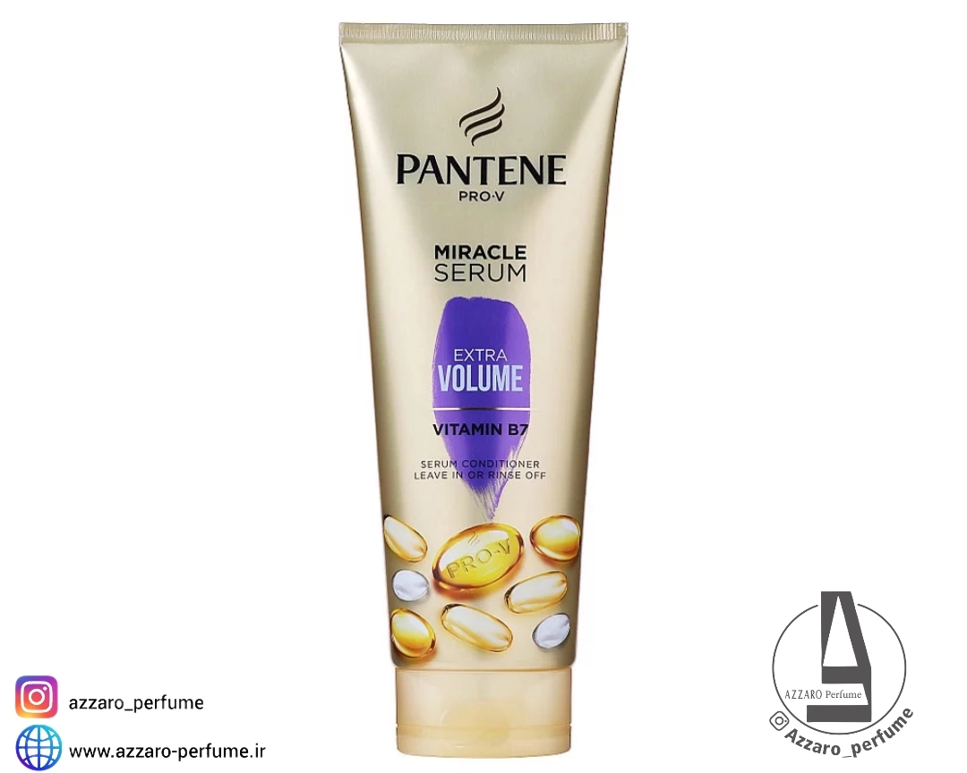 کرم مراقبت از مو چند منظوره پنتن سری Miracle Serum مدل extra volume حجم 200 میل-فروشگاه آرایشی و بهداشتی آزارو در شیراز