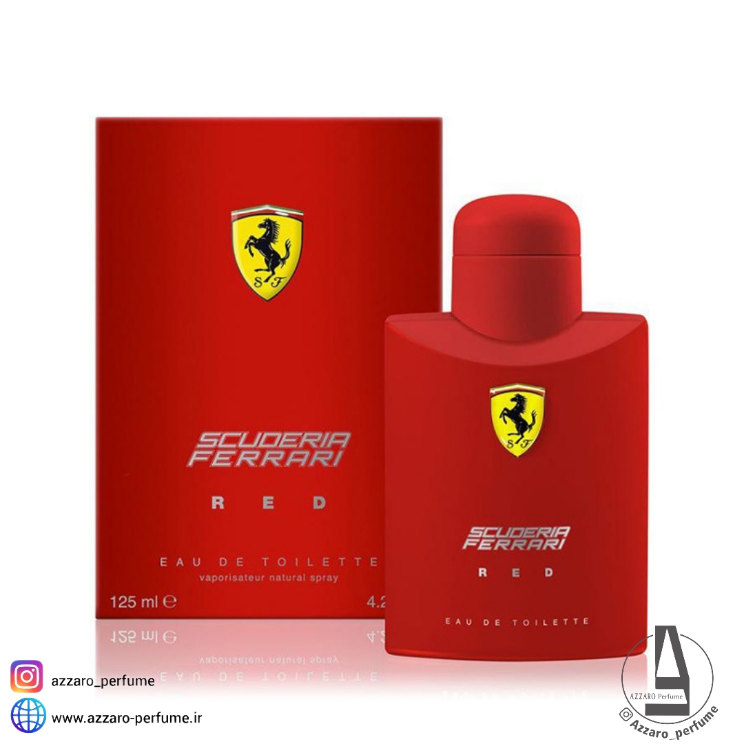 ادکلن فراری اسکودریا رد حجم 125 میل-فروشگاه اینترنتی آرایشی و بهداشتی آزارو در شیراز