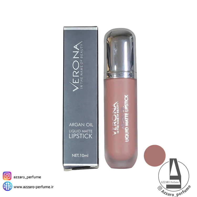 رژ لب مایع بادوام مات ورونا شماره F09-فروشگاه آرایشی و بهداشتی آزارو در شیراز