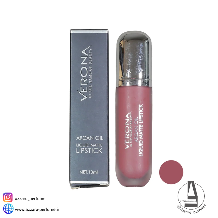 رژ لب مایع بادوام مات ورونا شماره F14-فروشگاه آرایشی و بهداشتی آزارو در شیراز