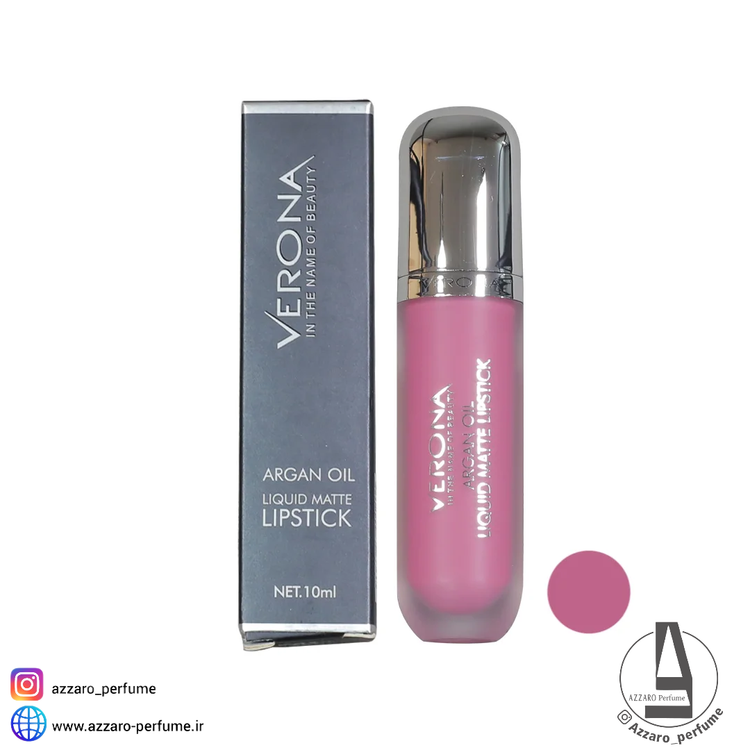 رژ لب مایع بادوام مات ورونا شماره F15-فروشگاه آرایشی و بهداشتی آزارو در شیراز