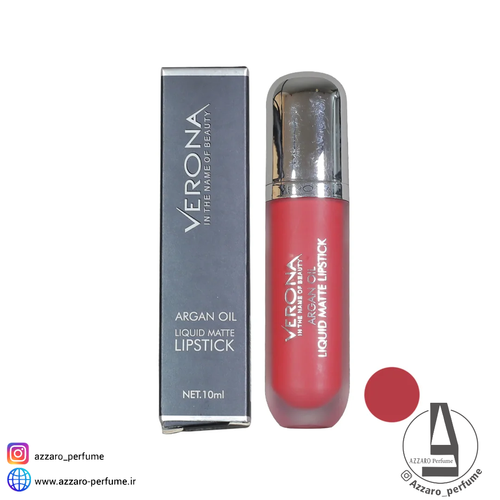 رژ لب مایع بادوام مات ورونا شماره F16-فروشگاه آرایشی و بهداشتی آزارو در شیراز