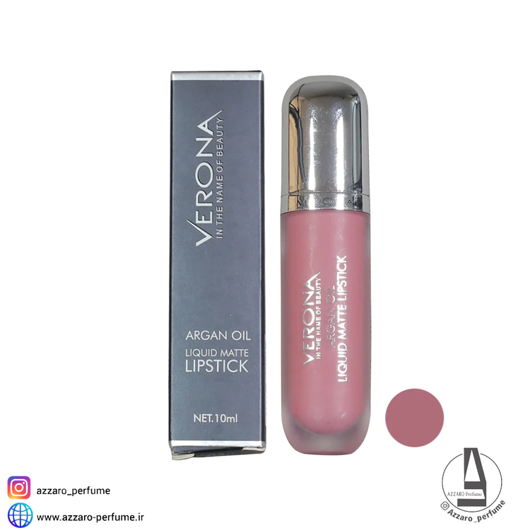 رژ لب مایع بادوام مات ورونا شماره F20-فروشگاه آرایشی و بهداشتی آزارو در شیراز