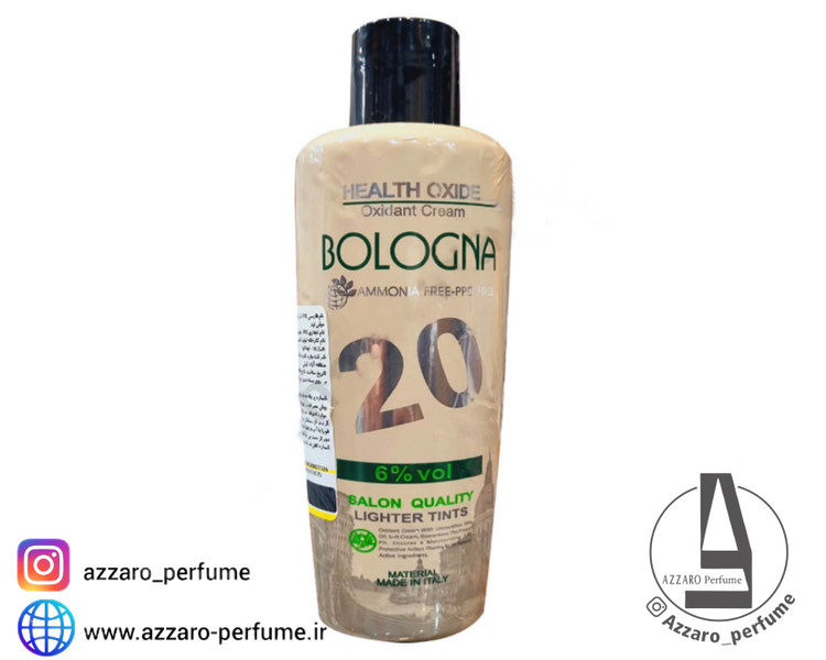 اکسیدان بلونیا ۶ درصد (بدون آمونیاک و گیاهی) حجم ۱۵۰ میل-فروشگاه آرایشی و بهداشتی آزارو در شیراز