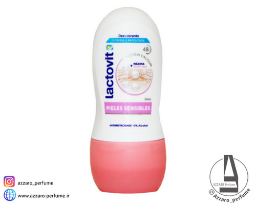 مام رول ضد عرق لاکتویت Lactovit مدل Sensitive حجم 50 میل-فروشگاه آرایشی و بهداشتی آزارو در شیراز