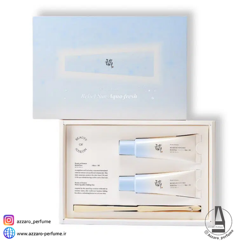 پک دوعددی ضد آفتاب آکوا فرش بیوتی آف جوسان 50 میل-فروشگاه آرایشی و بهداشتی آزارو در شیراز