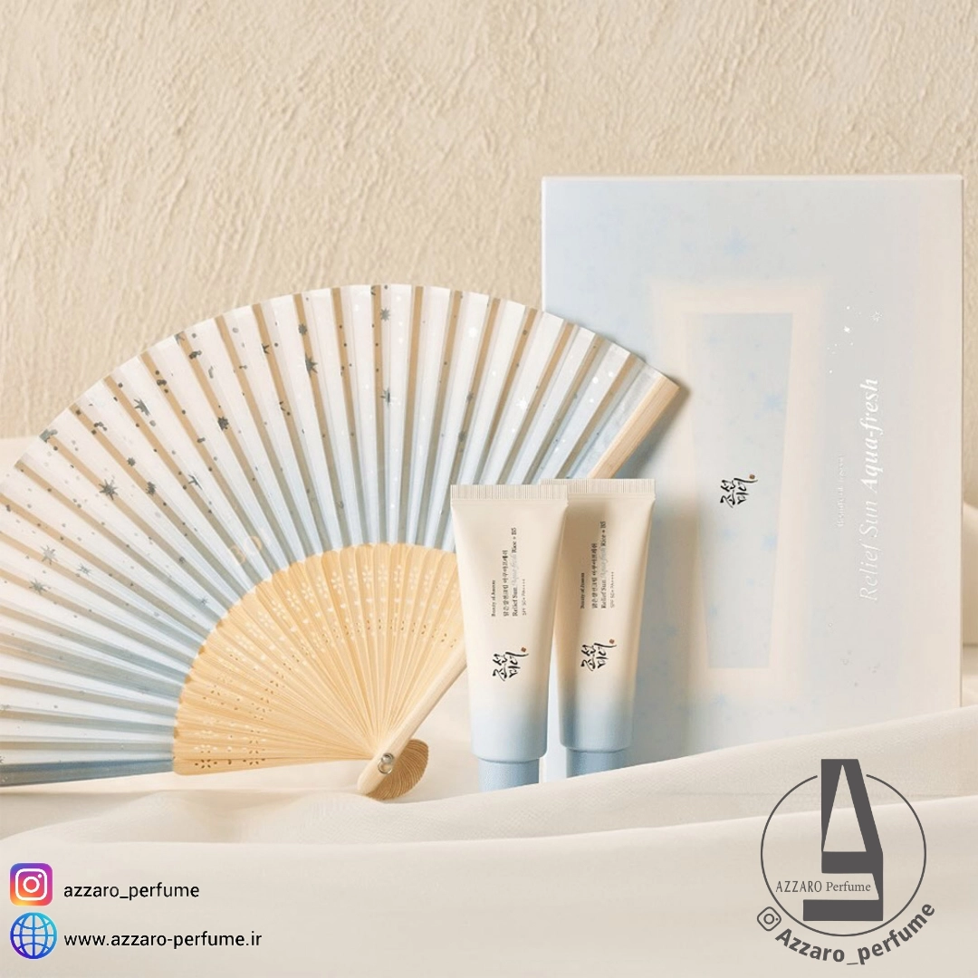 پک دوعددی ضد آفتاب آکوا فرش بیوتی آف جوسان 50 میل-فروشگاه آرایشی و بهداشتی آزارو در شیراز