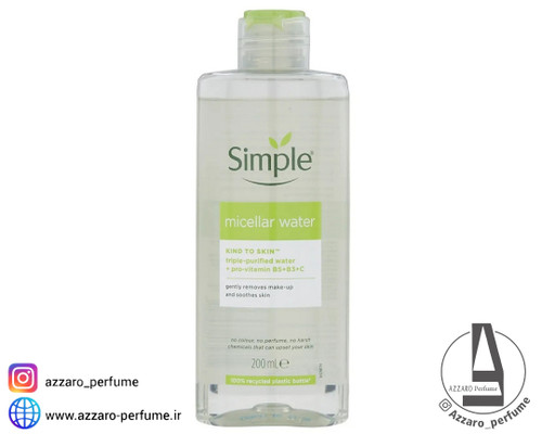 میسلار واتر سیمپل مناسب انواع پوست حجم 400 میل-فروشگاه آرایشی و بهداشتی آزارو در شیراز