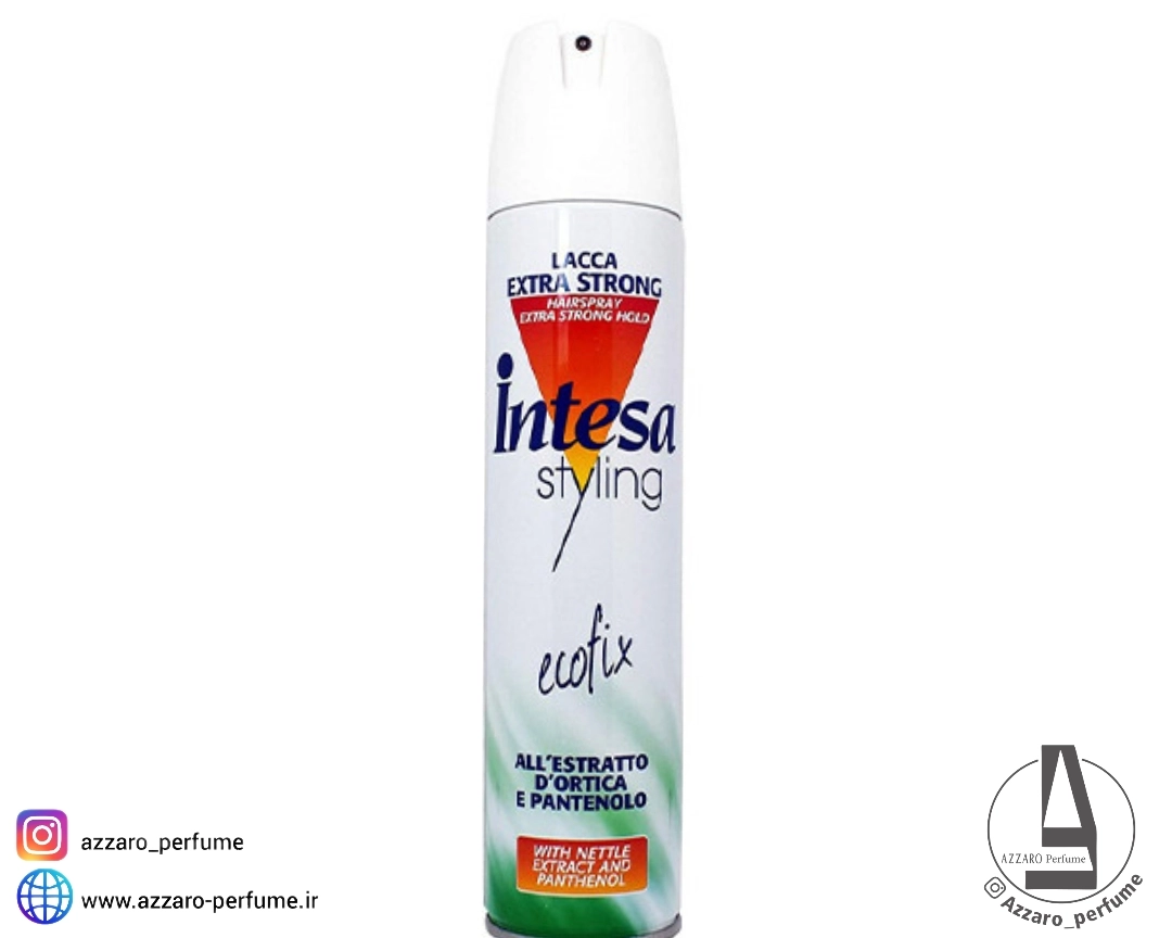 اسپری نگهدارنده حالت مو اینتسا مدل اکو فیکس اکسترا حجم 300 میل-فروشگاه آرایشی و بهداشتی آزارو در شیراز