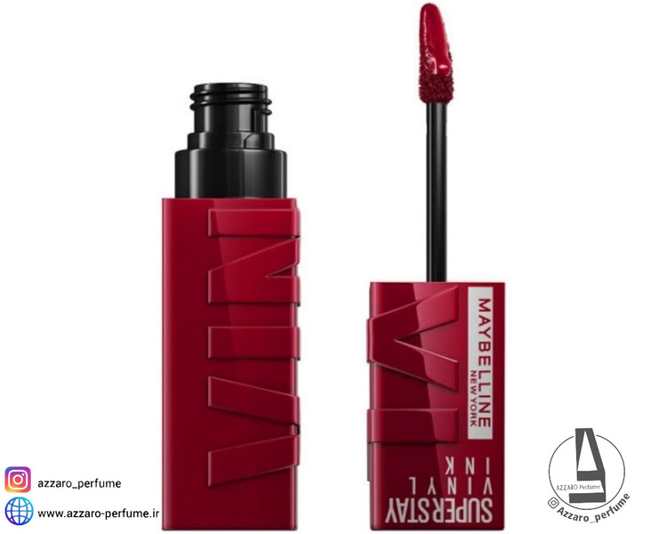 رژ لب مایع سوپر استی میبلین رنگ ROYAL شماره 55-فروشگاه آرایشی و بهداشتی آزارو در شیراز