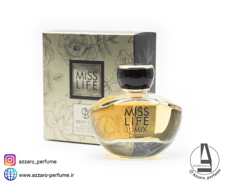 ادکلن زنانه بست گیت مدل Miss Life حجم 100 میل-فروشگاه آرایشی و بهداشتی آزارو در شیراز