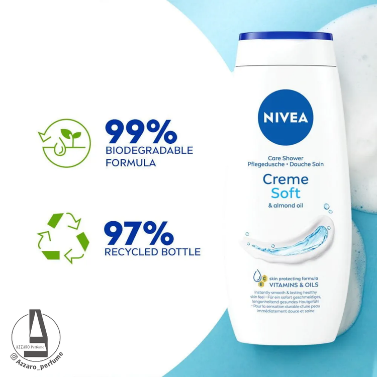 شامپو بدن Creme Soft نیوآ حجم 250 میل-فروشگاه آرایشی و بهداشتی آزارو در شیراز