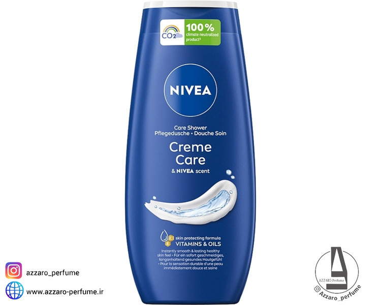 شامپو بدن نیوا Creme care حجم 250 میل-فروشگاه آرایشی و بهداشتی آزارو در شیراز