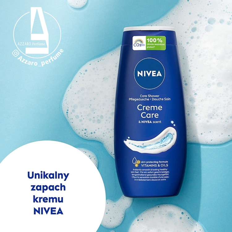 شامپو بدن نیوا Creme care حجم 250 میل-فروشگاه آرایشی و بهداشتی آزارو در شیراز