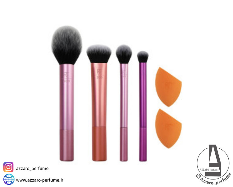 ست براش و پد آرایشی ریل تکنیک مدل Everyday Essentials مجموعه 6 عددی-فروشگاه آرایشی و بهداشتی آزارو در شیراز