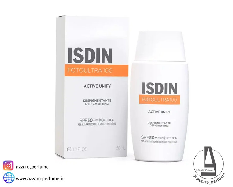 ضد آفتاب و ضد لک بی رنگ اکتیو یونیفای ایزدین حجم 50 میل-فروشگاه آرایشی و بهداشتی آزارو در شیراز