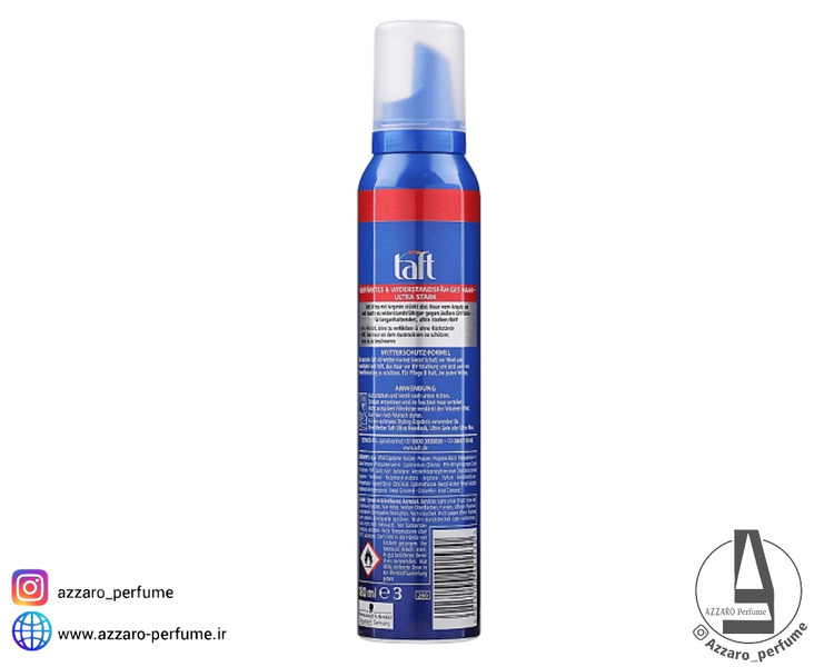 موس حالت دهنده مو تافت مدل Ultra Stronk 4 حجم 180 میل-فروشگاه آرایشی و بهداشتی آزارو در شیراز