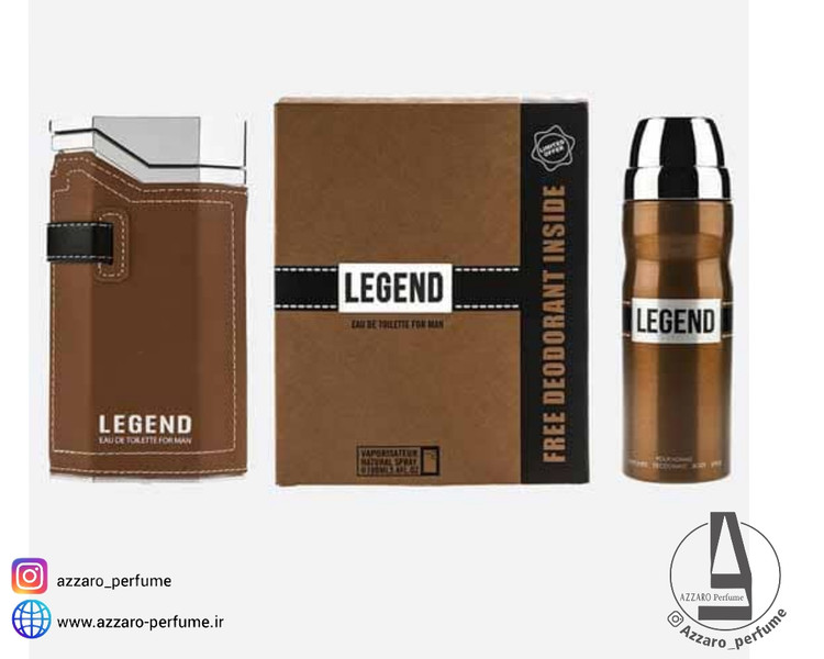 ست اسپری و ادکلن امپر مدل Legend مردانه-فروشگاه آرایشی و بهداشتی آزارو در شیراز