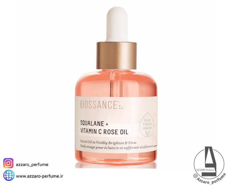 سرم اسکوالان + ویتامین سی روغن گل رز بایوسنس حجم 30 میل-فروشگاه آرایشی و بهداشتی آزارو در شیراز