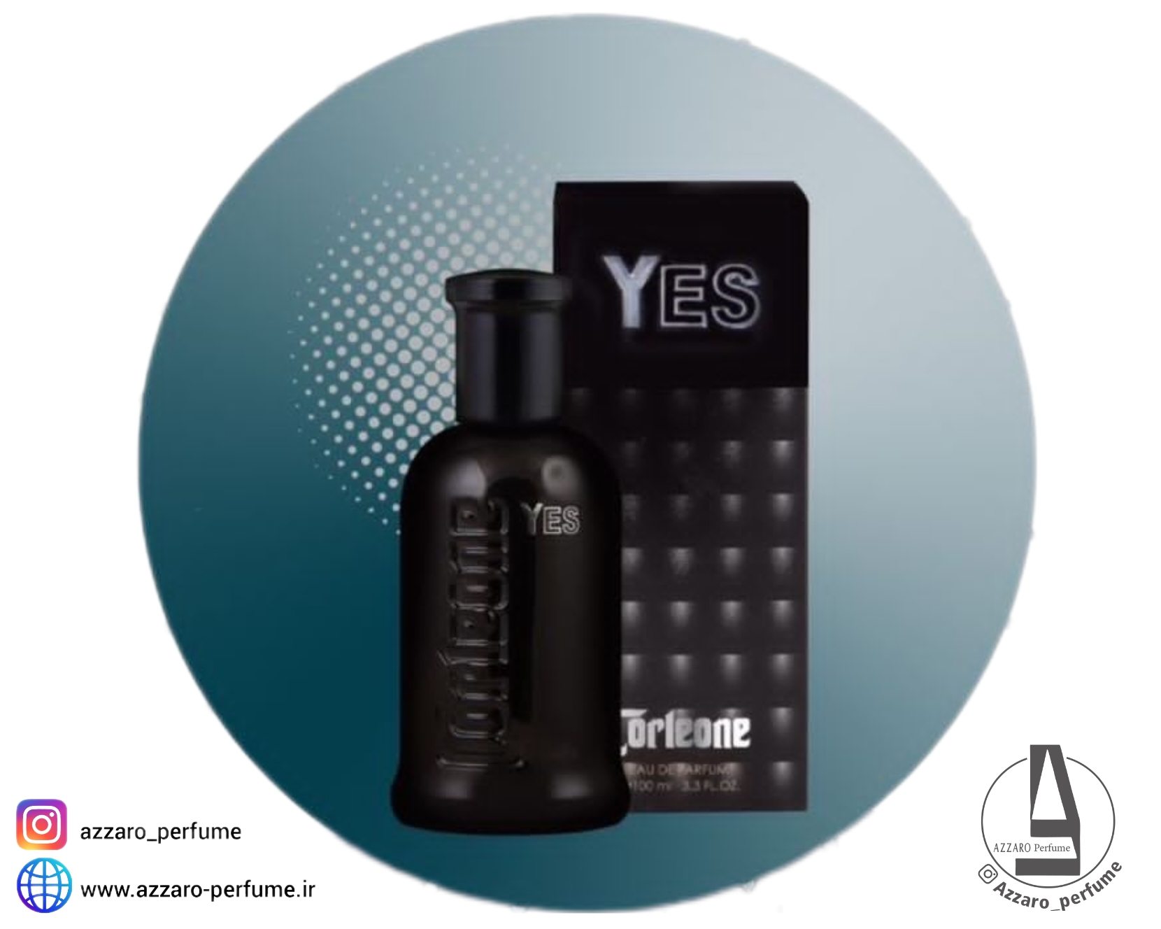 ادکلن مردانه کورلئونه مدل YES رایحه ایو سن لورن وای له پرفیوم حجم 100 میل-فروشگاه آرایشی و بهداشتی آزارو در شیراز‌