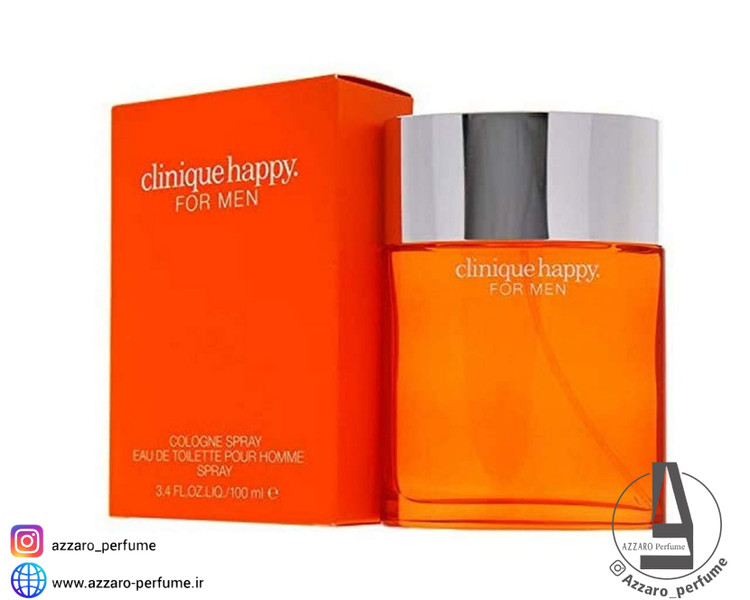 ادکلن کلینیک هپی مردانه (Clinique Happy) حجم 100 میل-فروشگاه آرایشی و بهداشتی آزارو در شیراز