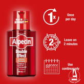 شامپو آلپسین دابل افکت کافئین ضد ریزش و ضد شوره حجم 200 میل-فروشگاه آرایشی و بهداشتی آزارو در شیراز