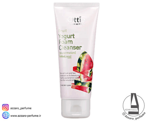 فوم ماست میوه ای هندوانه اوتی مناسب پوست های معمولی تا خشک 150 میل-فروشگاه آرایشی و بهداشتی آزارو در شیراز