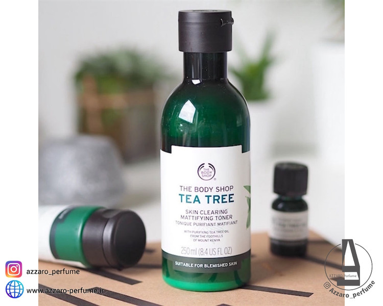 تونر تی تری بادی شاپ حاوی عصاره چای سبز حجم 250 میل-فروشگاه آرایشی و بهداشتی آزارو در شیراز