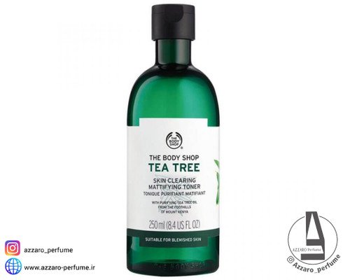 تونر تی تری بادی شاپ حاوی عصاره چای سبز حجم 250 میل-فروشگاه آرایشی و بهداشتی آزارو در شیراز