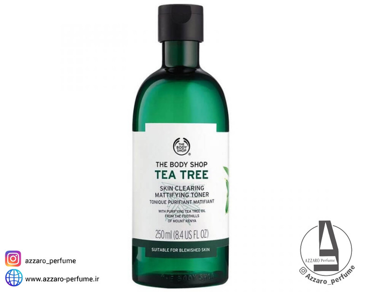 تونر تی تری بادی شاپ حاوی عصاره چای سبز حجم 250 میل-فروشگاه آرایشی و بهداشتی آزارو در شیراز