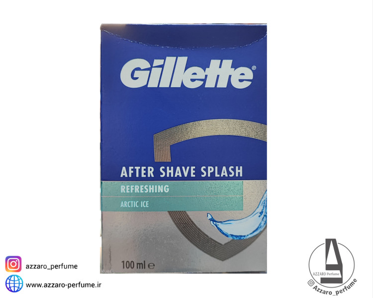 افترشیو ژیلت Arctic Ice حجم 100 میل-فروشگاه آرایشی و بهداشتی آزارو در شیراز