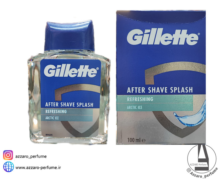 افترشیو ژیلت Arctic Ice حجم 100 میل-فروشگاه آرایشی و بهداشتی آزارو در شیراز