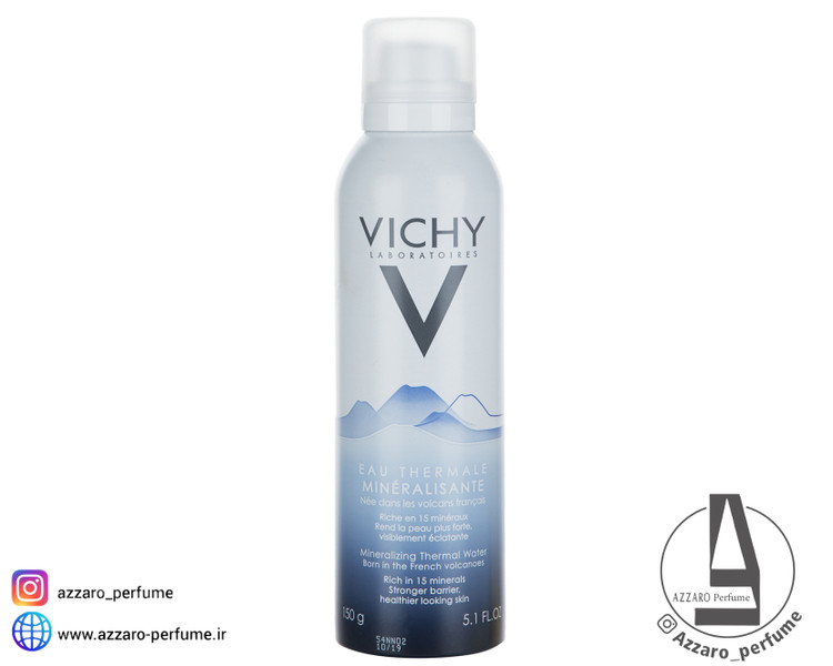 اسپری آبرسان پوست ویشی VICHY مدل Eau Thermale حجم ۱۵۰ میل-فروشگاه آرایشی و بهداشتی آزارو در شیراز