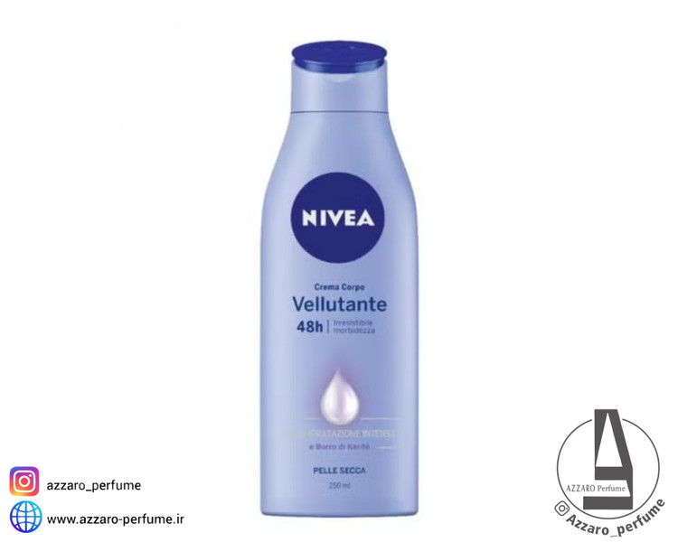 لوسیون بدن نیوآ مدل Vellutante حجم 250 میل-فروشگاه آرایشی و بهداشتی آزارو در شیراز
