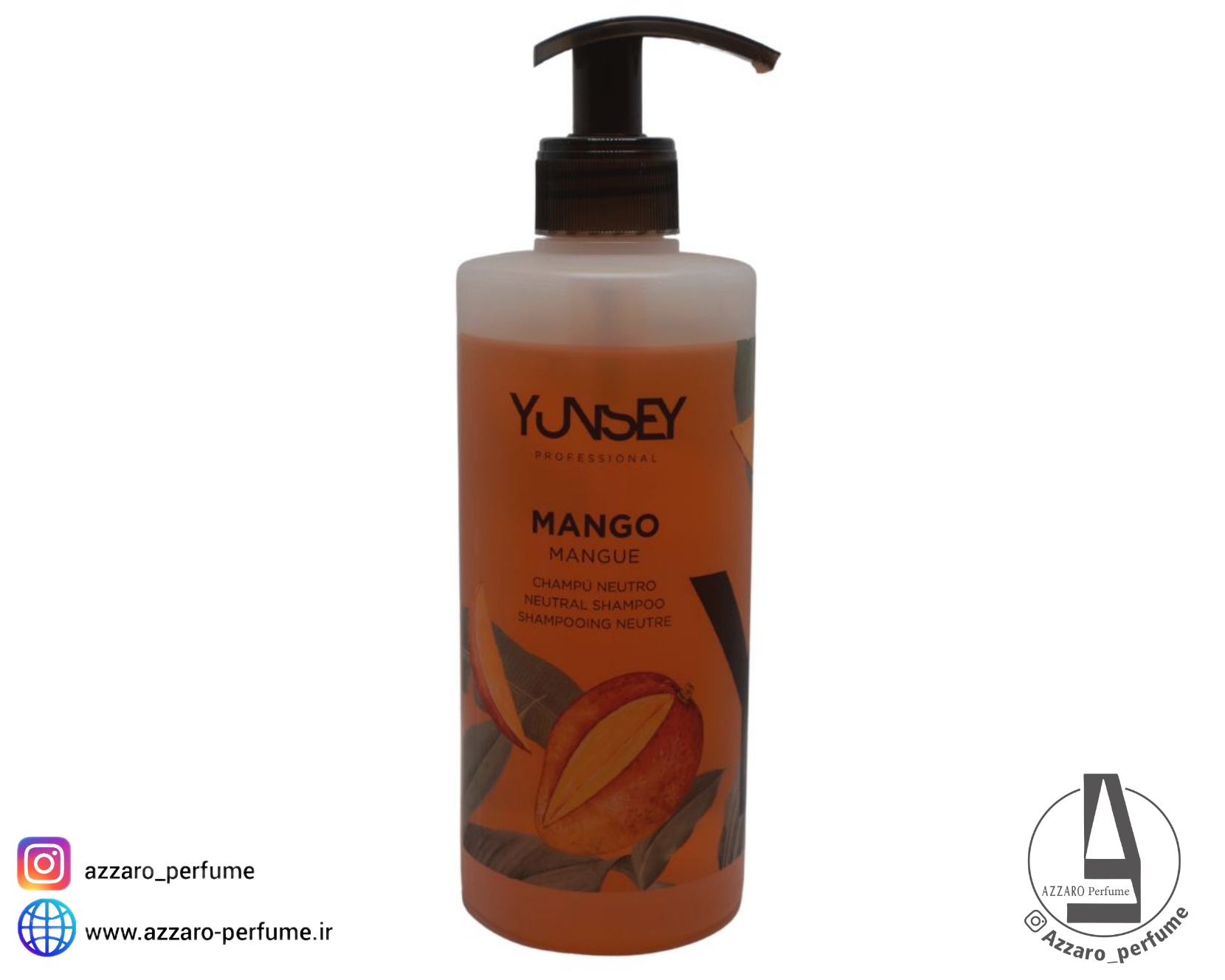 شامپو تقویتی انبه یانسی Yunsey حجم 400 میل-فروشگاه اینترنتی آرایشی بهداشتی آزارو در شیراز