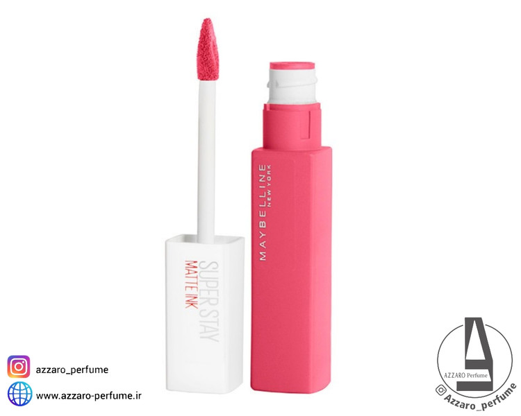 رژ لب مایع مات سوپر استی میبلین Maybelline Super Stay Matte شماره 125 رنگ INSPIRER -فروشگاه آرایشی و بهداشتی آزارو در شیراز