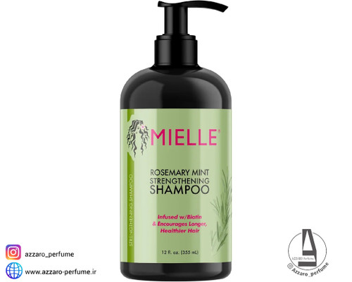 شامپو نعناع،رزماری میله Mielle ضد ریزش و تقویت کننده حجم 355 میل-فروشگاه آرایشی و بهداشتی آزارو در شیراز