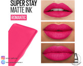 رژ لب مایع مات سوپر استی میبلین شماره 130 رنگ ROMANTIC-فروشگاه آرایشی و بهداشتی آزارو در شیراز