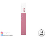 رژ لب مایع مات سوپر استی میبلین شماره 180 رنگ REVOLUTONARY-فروشگاه آرایشی و بهداشتی آزارو در شیراز