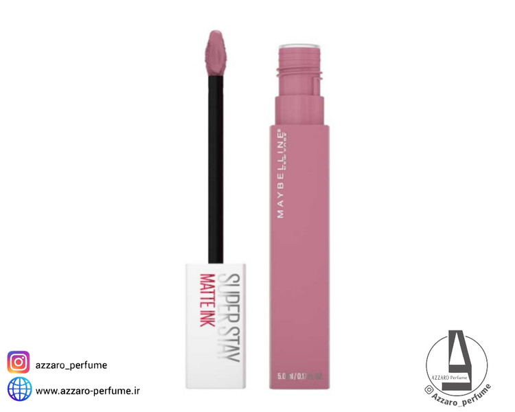رژ لب مایع مات سوپر استی میبلین شماره 180 رنگ REVOLUTONARY-فروشگاه آرایشی و بهداشتی آزارو در شیراز
