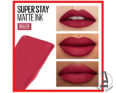 رژ لب مایع مات سوپر استی میبلین شماره 80 رنگ RULER-فروشگاه آرایشی و بهداشتی آزارو در شیراز
