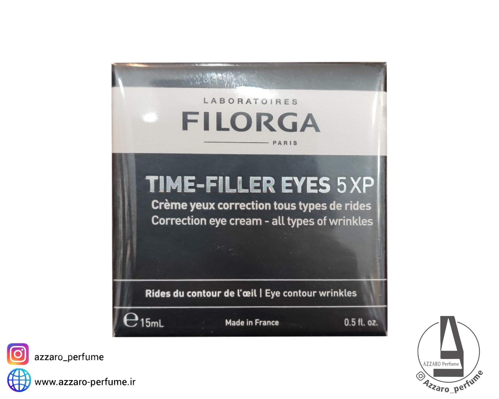 کرم دور چشم تایم فیلر فیلورگا مدل 5xp حجم 15 میل-فروشگاه آرایشی و بهداشتی آزارو در شیراز