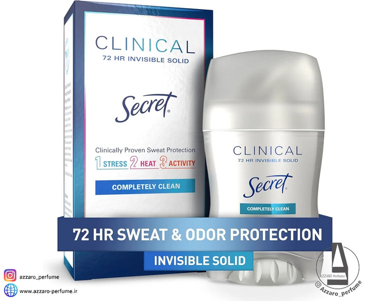 مام سکرت کلینیکال صابونی مدل Completely Clean حجم 45 گرم-فروشگاه آرایشی و بهداشتی آزارو در شیراز