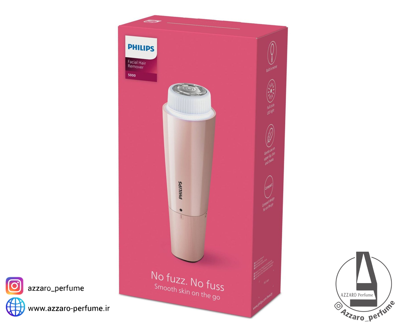 ماشین اصلاح موی صورت بانوان فیلیپس PHILIPS مدل BRR454/00-فروشگاه آرایشی و بهداشتی آزارو در شیراز