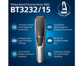 ماشین اصلاح فیلیپس مدل BT3232/15-فروشگاه آرایشی و بهداشتی آزارو در شیراز