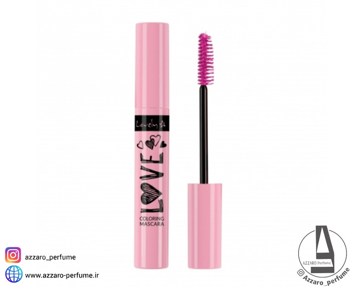 ریمل حجم دهنده و بلند کننده مژه رنگ صورتی برند لاولی lovely حجم 8 گرم-فروشگاه آرایشی و بهداشتی آزارو در شیراز